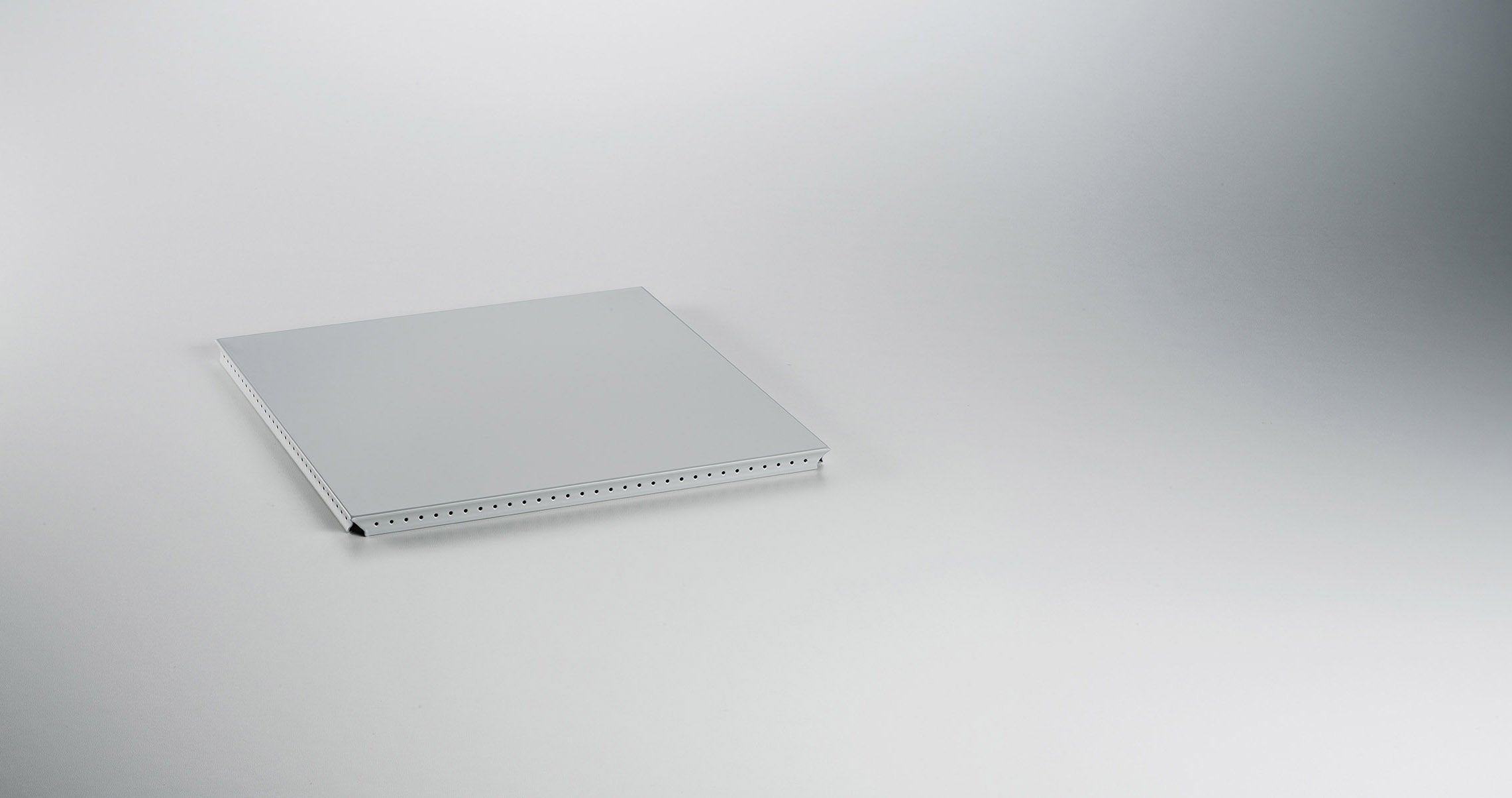 Metallelement Außentablar für USM Haller 350x350 RAL 7035 Lichtgrau