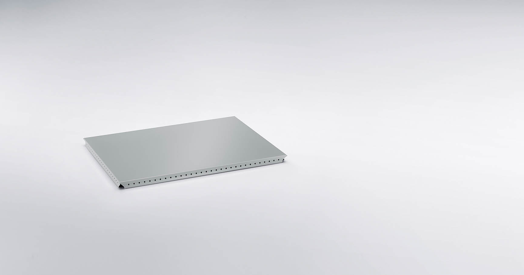 SYSTEM 01 Außentablar RAL 7005 Mittelgrau