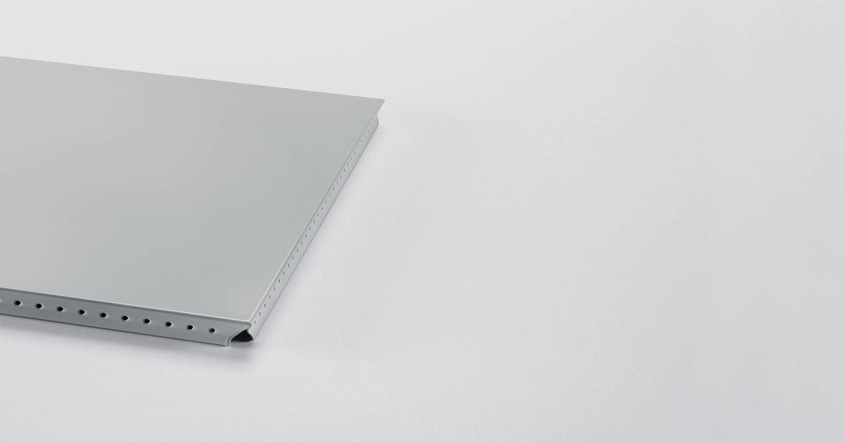 SYSTEM 01 Außentablar RAL 7005 Mittelgrau