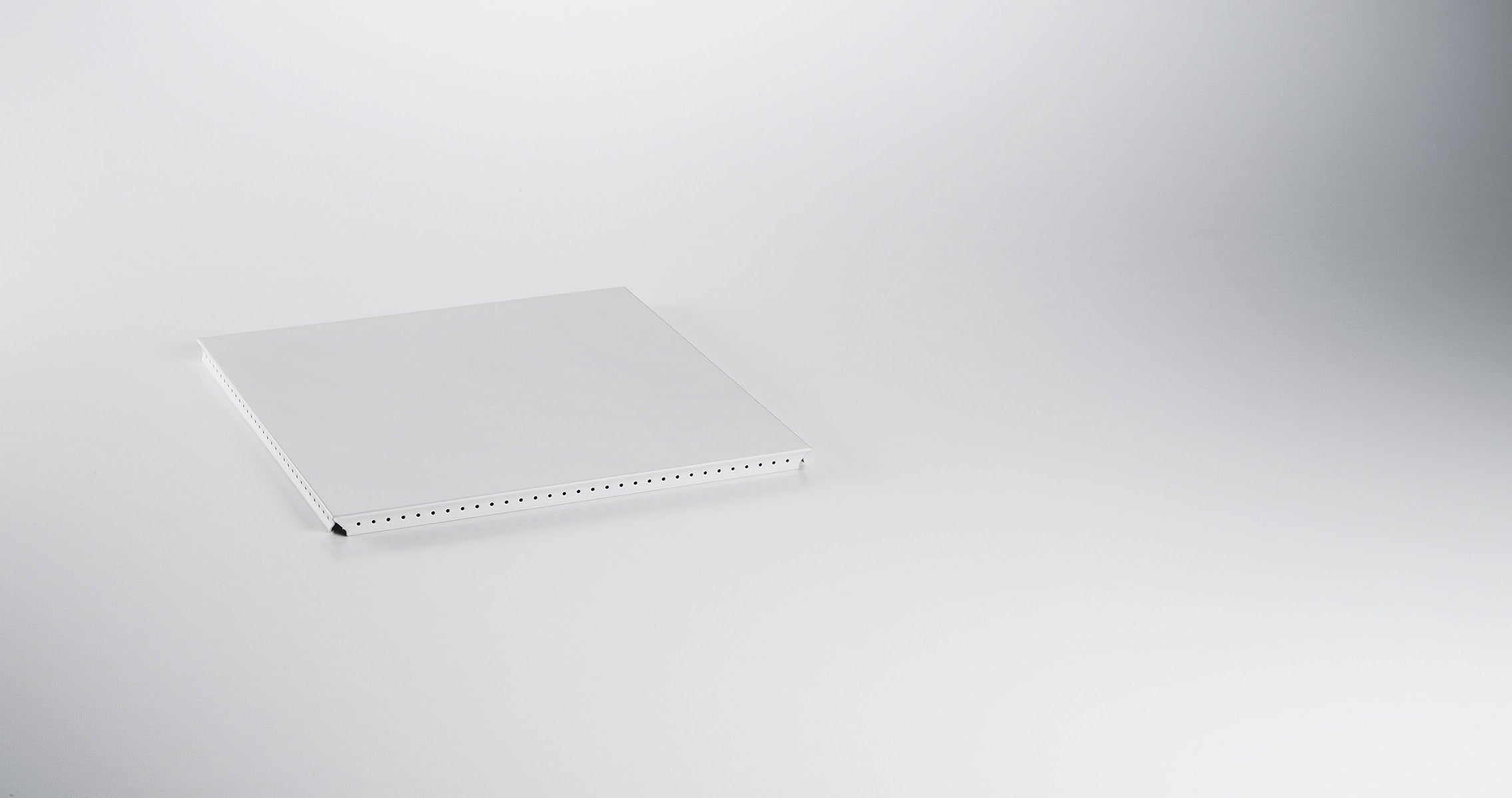 SYSTEM 01 Außentablar RAL 9010 Reinweiß