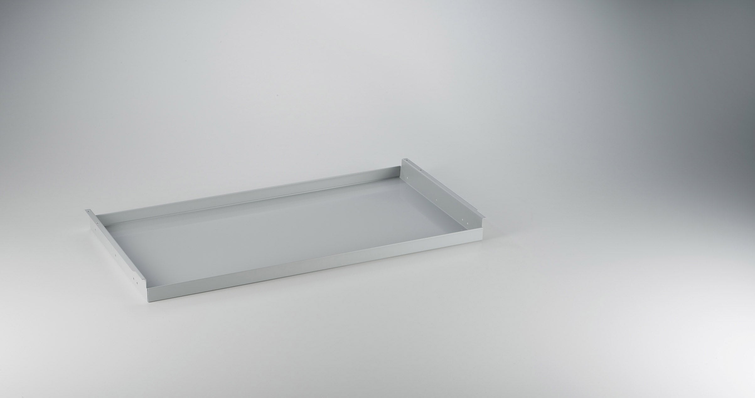 Metallelement Ausziehtablar für USM Haller 750x350 RAL 7035 Lichtgrau