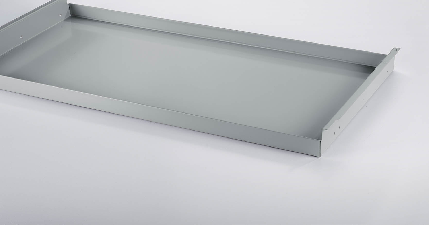 SYSTEM 01 Ausziehtablar RAL 7005 Mittelgrau