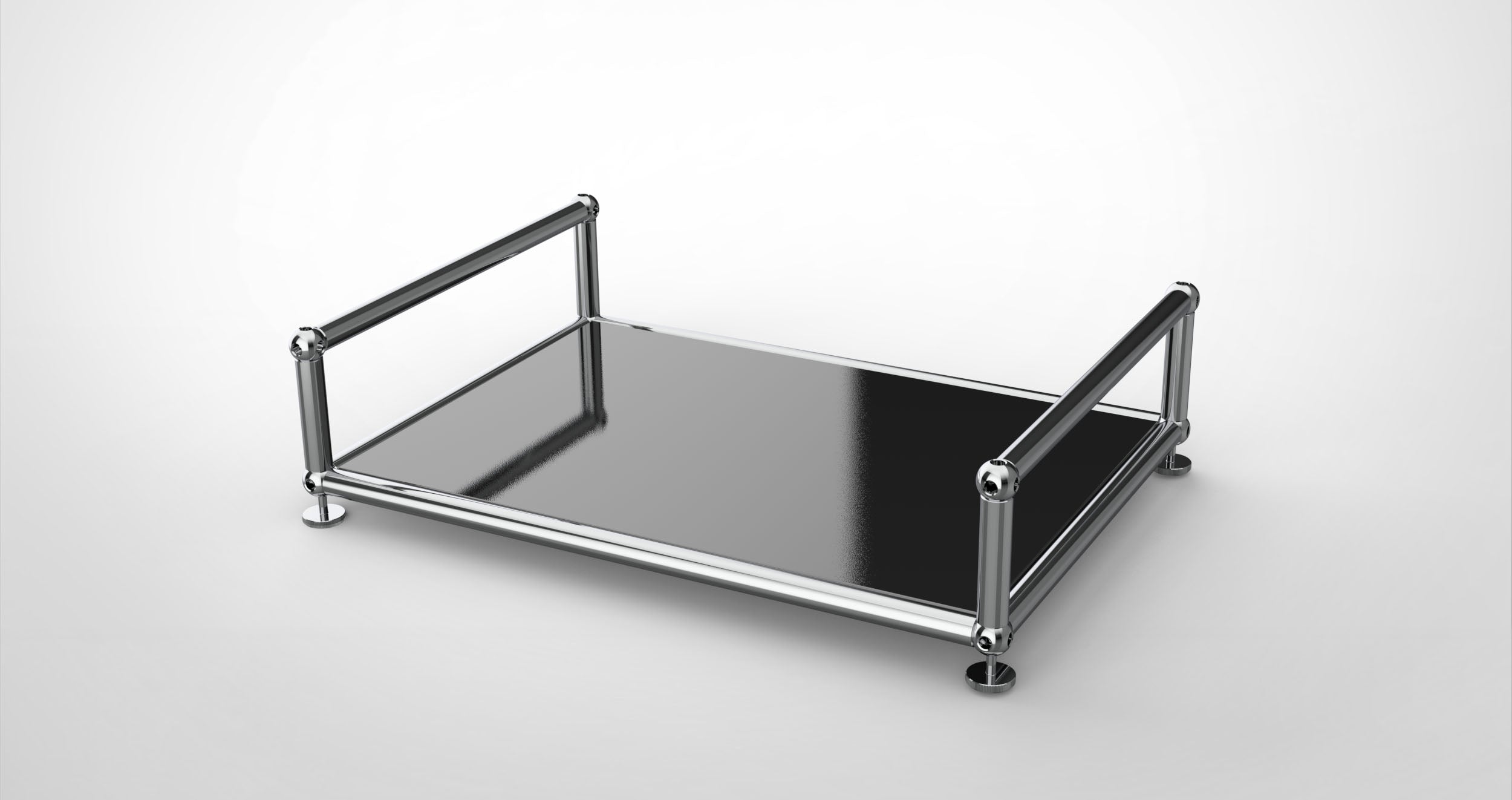 SYSTEM 01 Classic Serviertablett, RAL 9011 Graphitschwarz