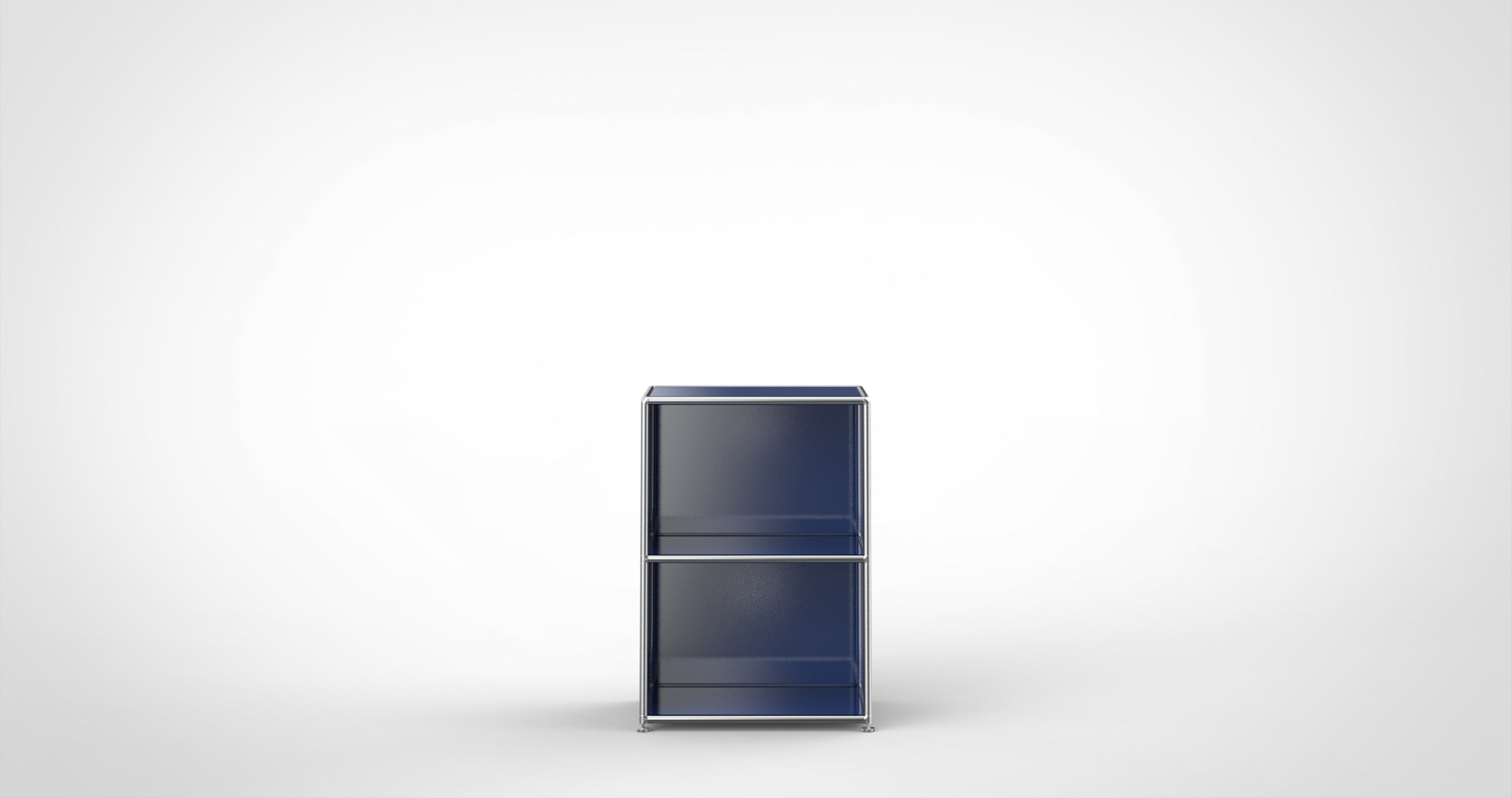 SYSTEM 01 Beistelltisch, RAL 5011 Stahlblau