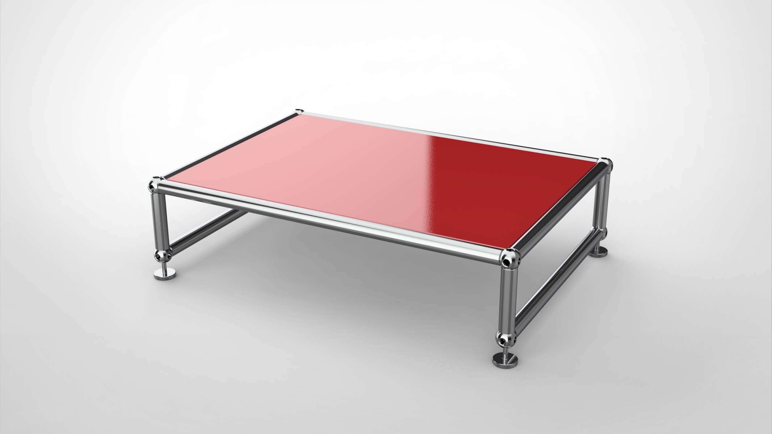 SYSTEM 01 Classic Serviertablett, RAL 3003 Rubinrot