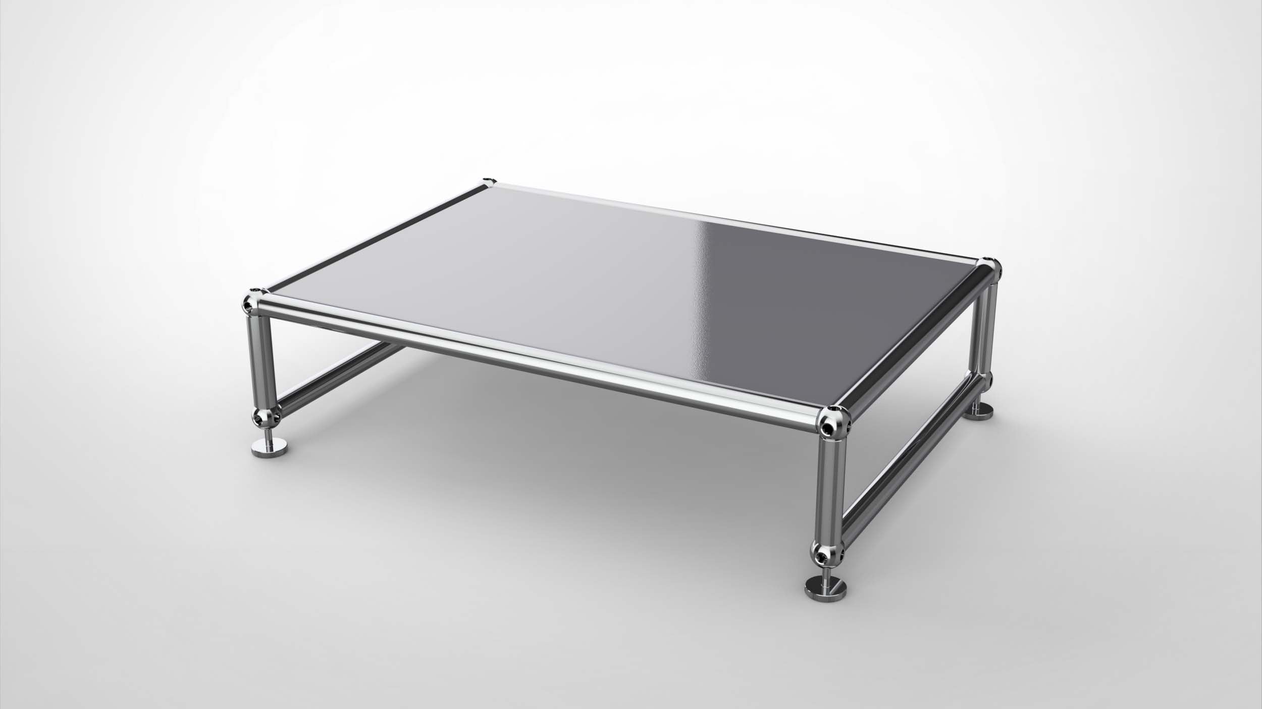 SYSTEM 01 Classic Serviertablett, RAL 7005 Mittelgrau