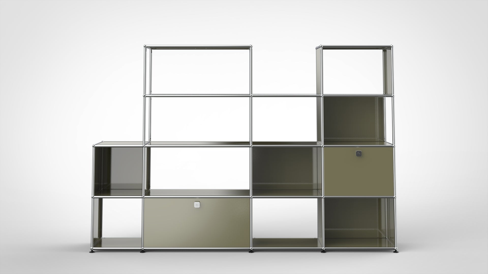 SYSTEM 01 Classic Raumteiler, LINE 1802 Olive