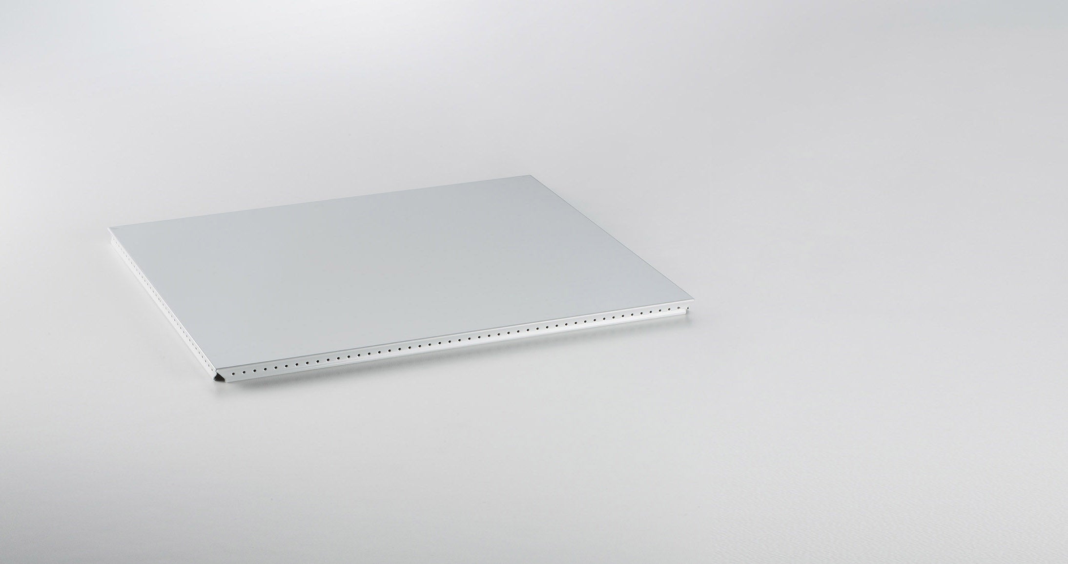 Metallelement Außentablar für USM Haller 500x395 RAL 7035 Lichtgrau