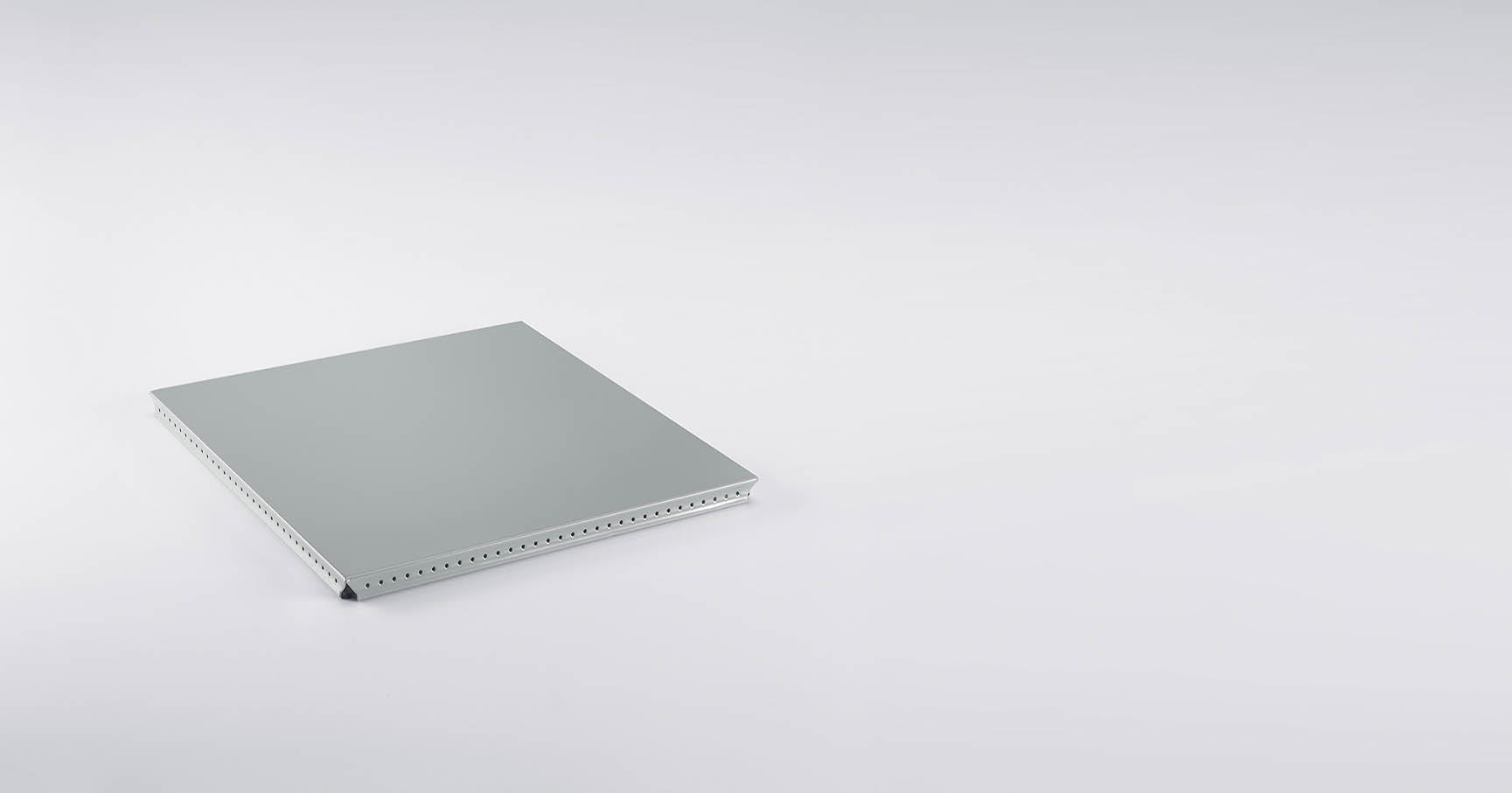 SYSTEM 01 Außentablar RAL 7005 Mittelgrau