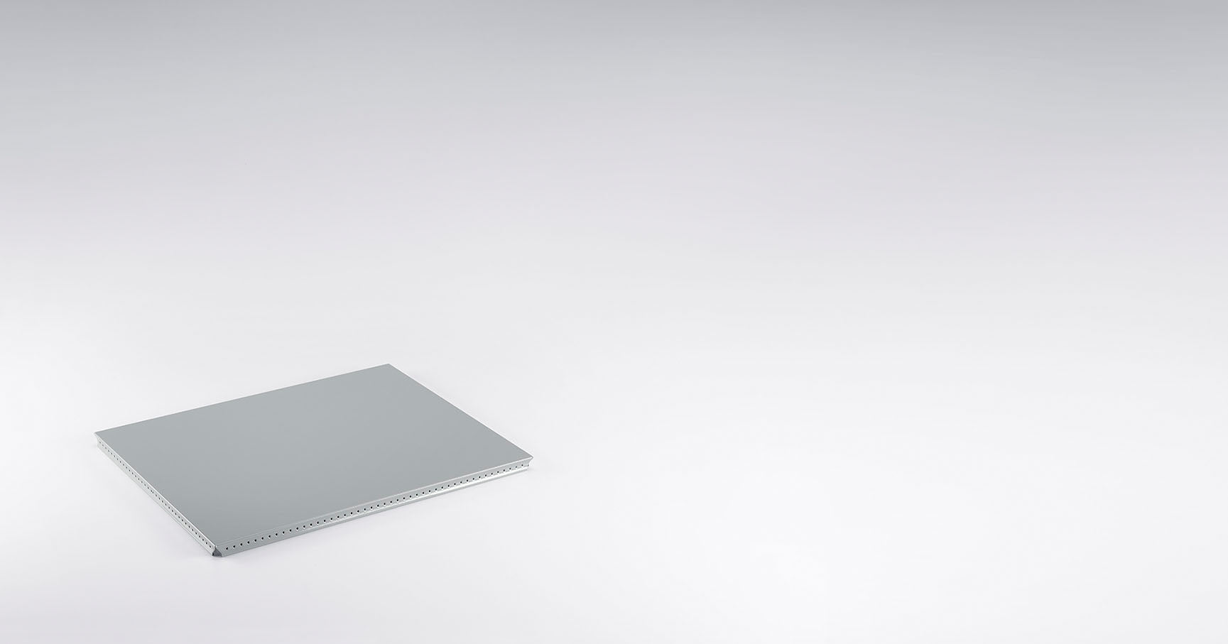 SYSTEM 01 Außentablar RAL 7005 Mittelgrau