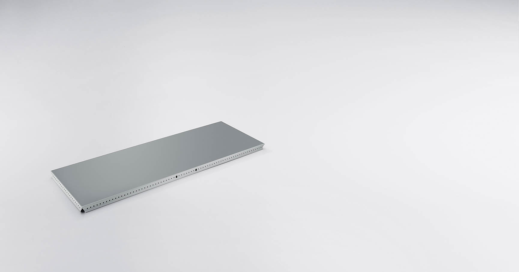 Metallelement Außentablar für USM Haller 750x250 RAL 7005 Mittelgrau