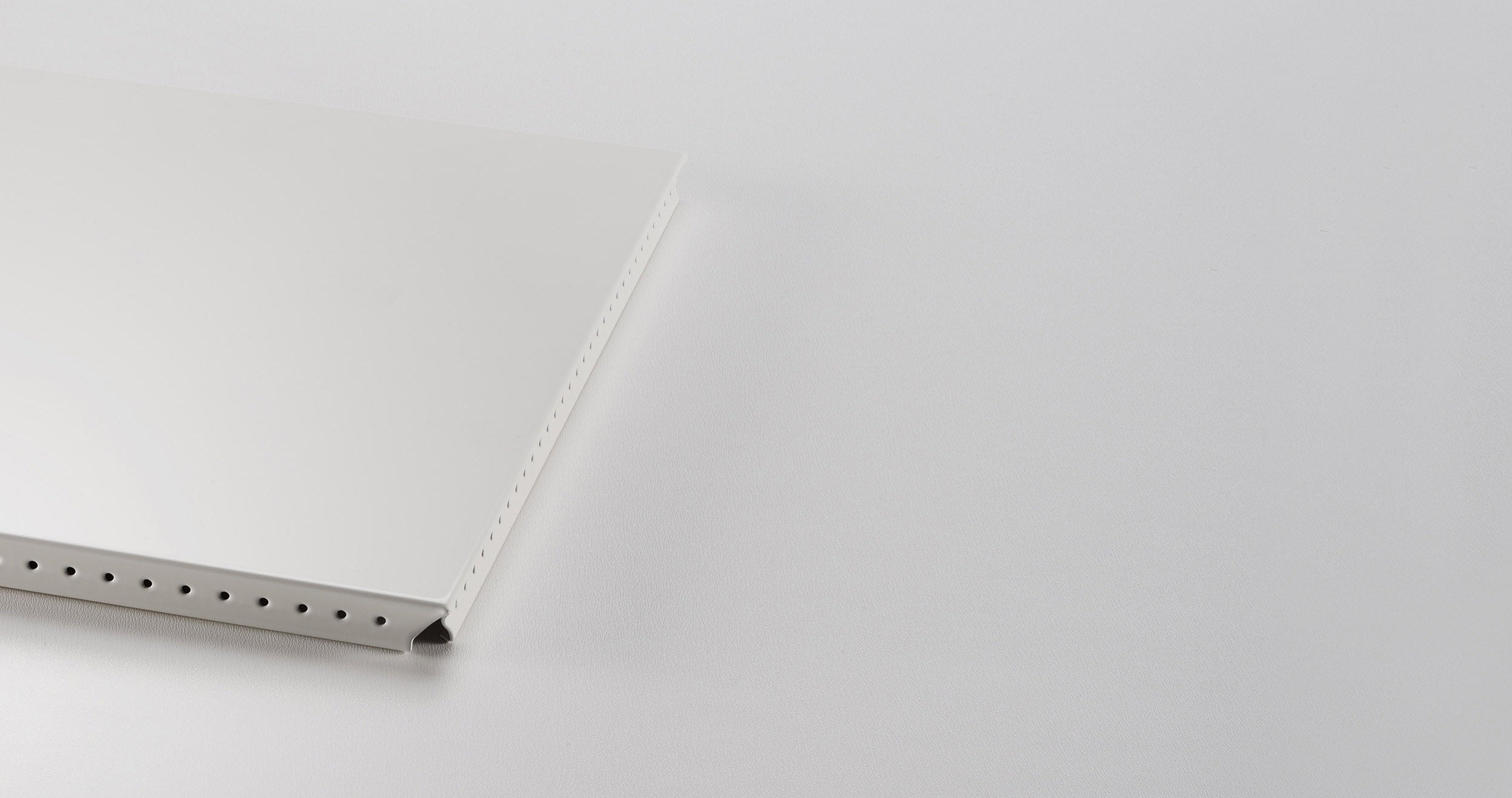 SYSTEM 01 Außentablar RAL 9010 Reinweiß
