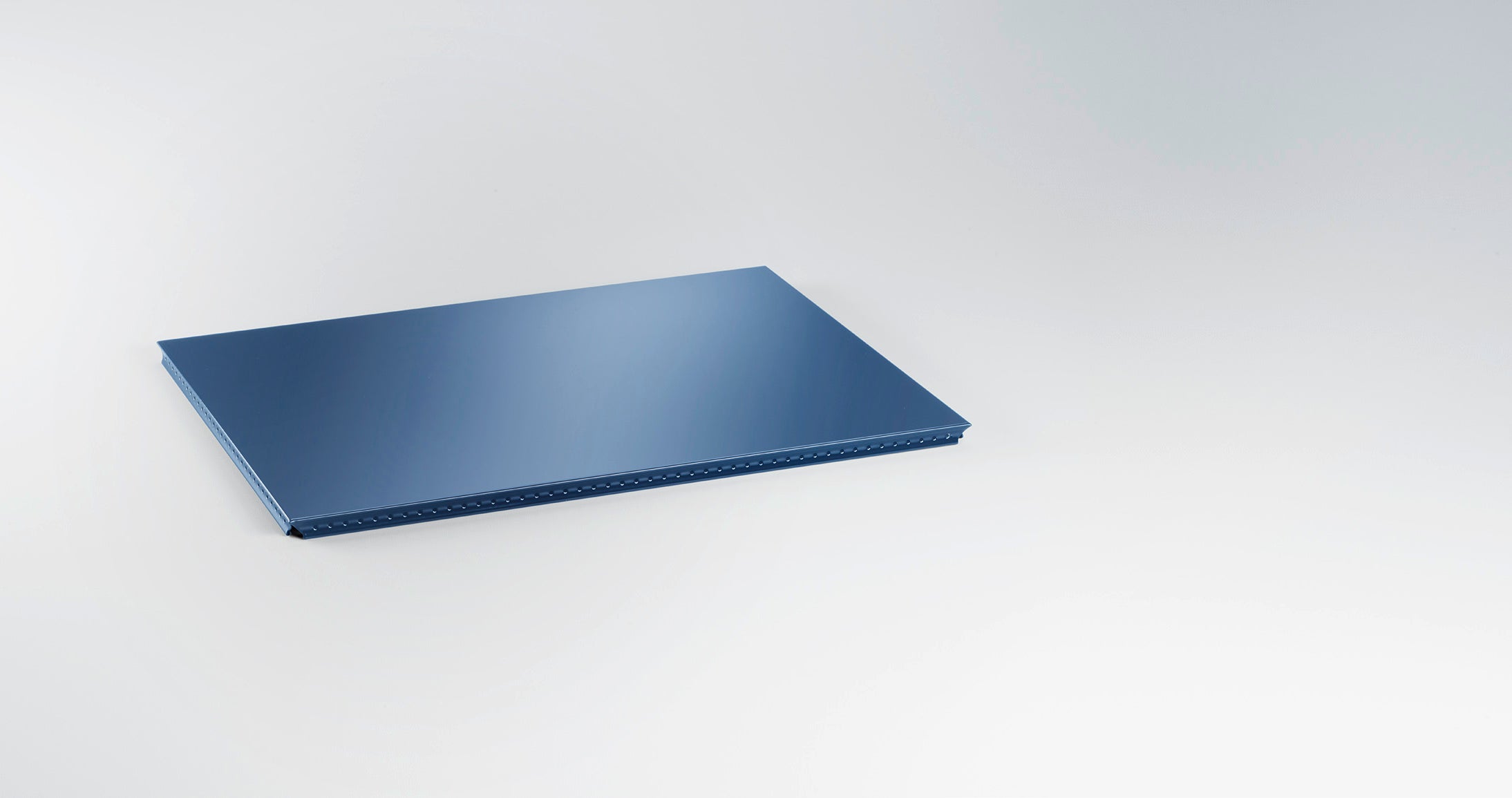 SYSTEM 01 Außentablar RAL 5011 Stahlblau