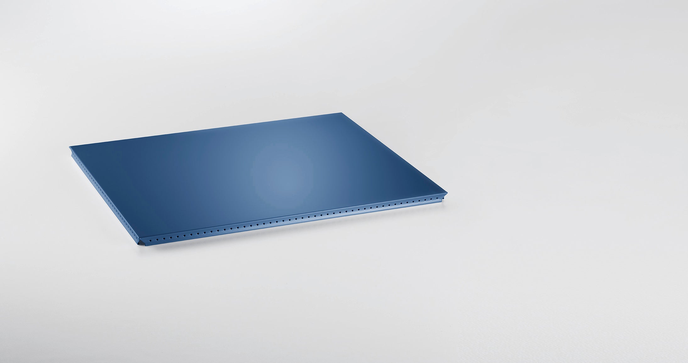 Metallelement Außentablar für USM Haller 500x359 RAL 5011 Stahlblau