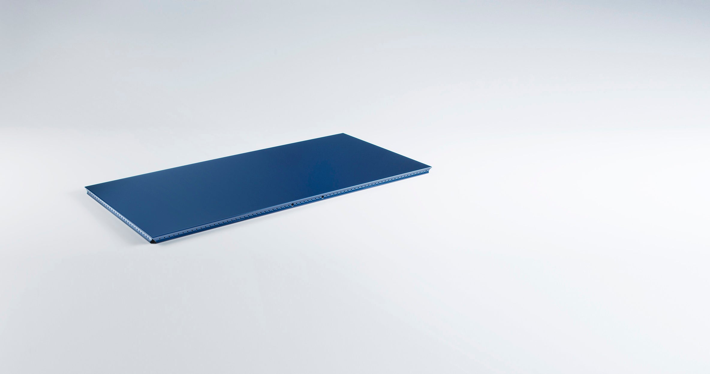 Metallelement Außentablar für USM Haller 750x350 RAL 5011 Stahlblau