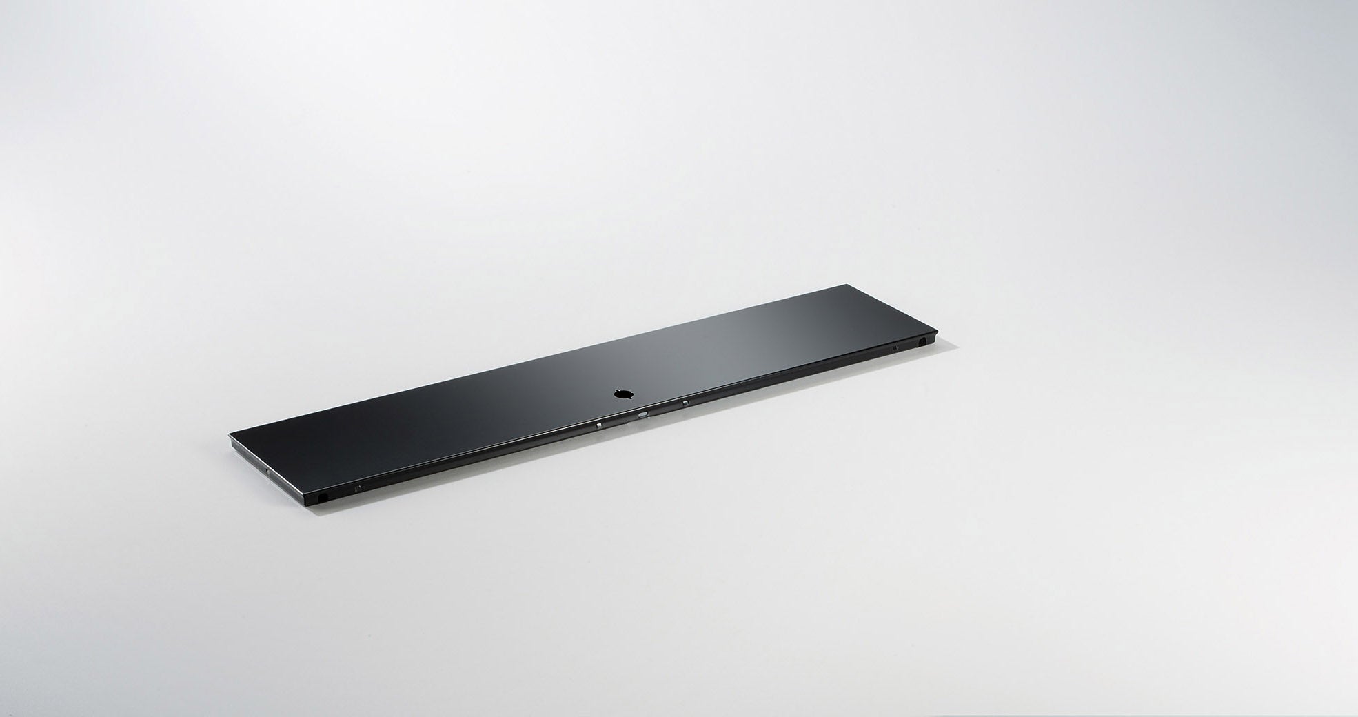 SYSTEM 01 Komplettset Klapptür Round matt RAL 9011 Graphitschwarz mit Schloss
