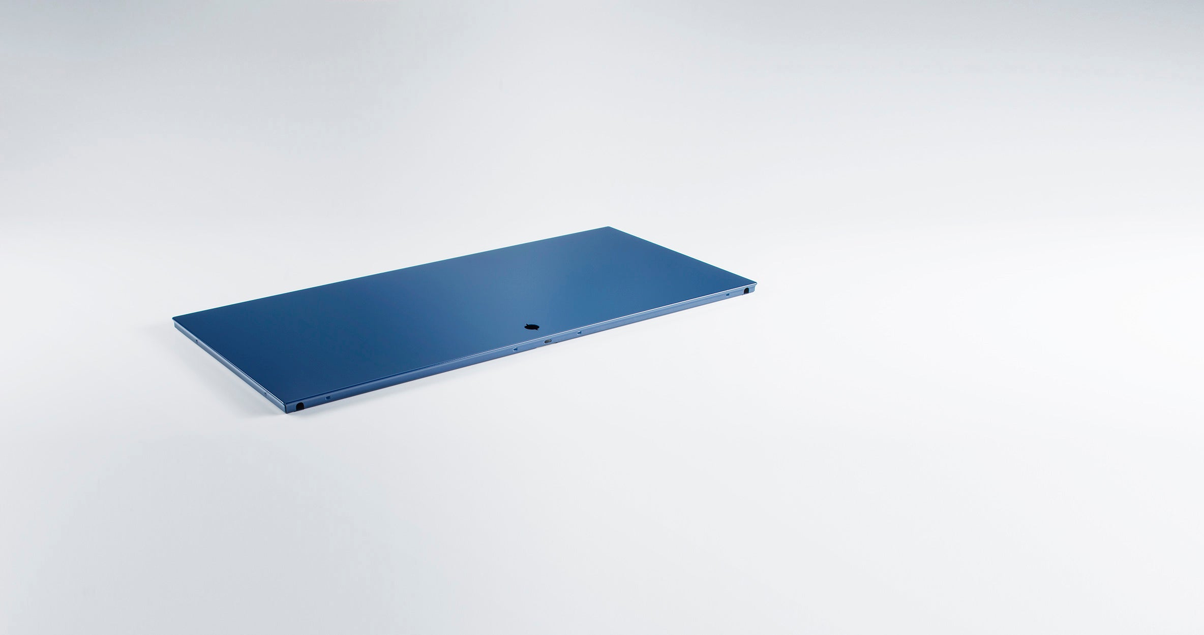 Metallelement Klapptür für USM Haller 750x350 RAL 5011 Stahlblau