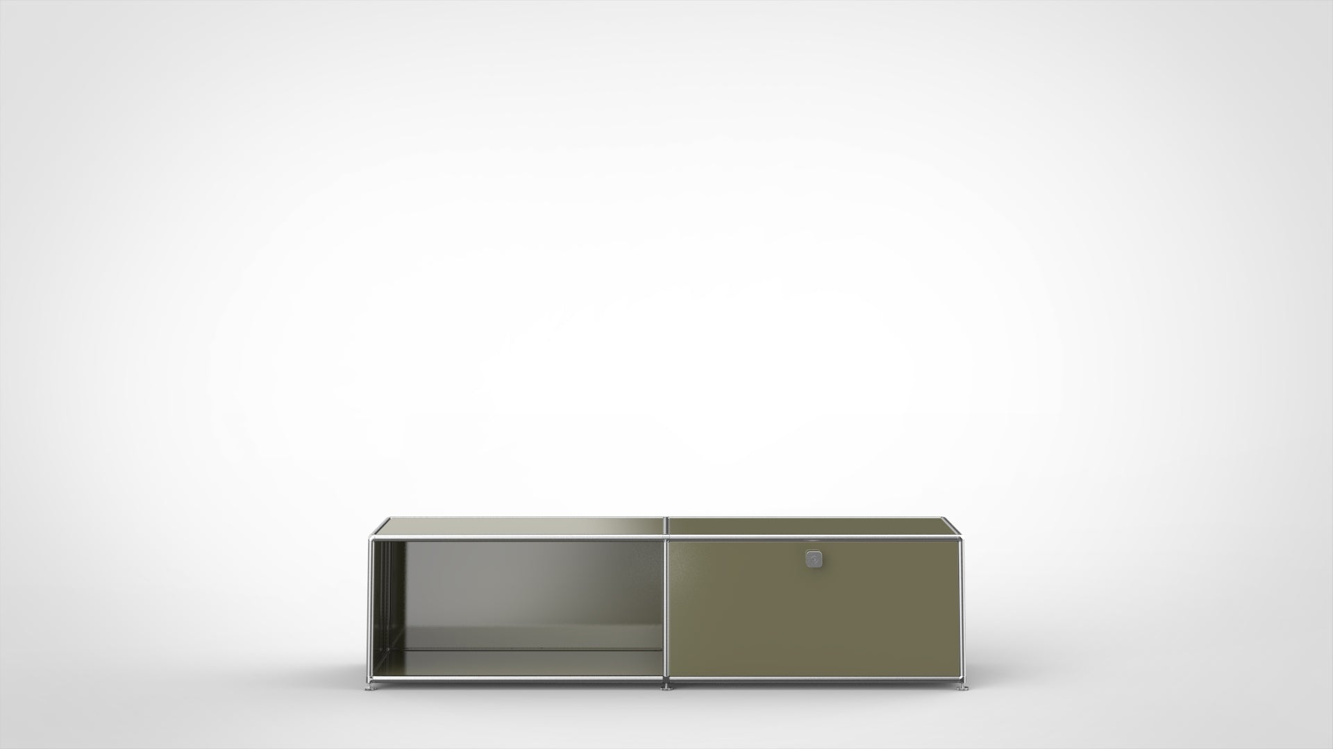 SYSTEM 01 TV Lowboard, LINE 1802 Olive, Matt